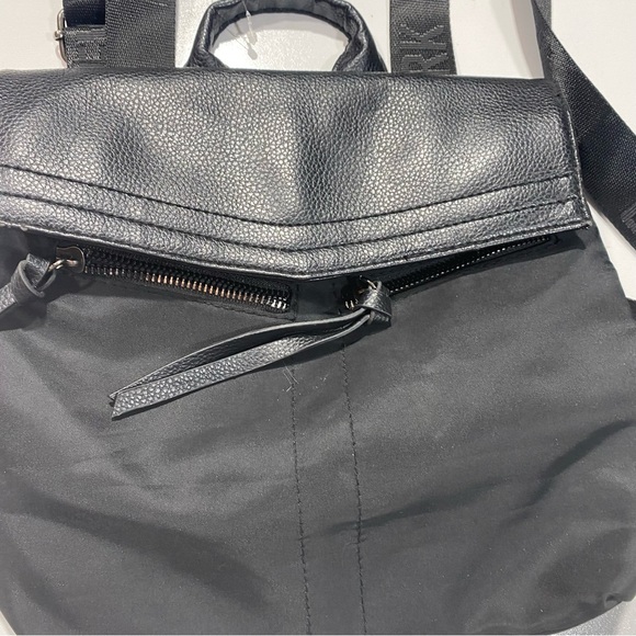 Botkier Black Nylon Adjustable Logo Straps Mini Backpack With Front Zipper - Picture 8 of 15